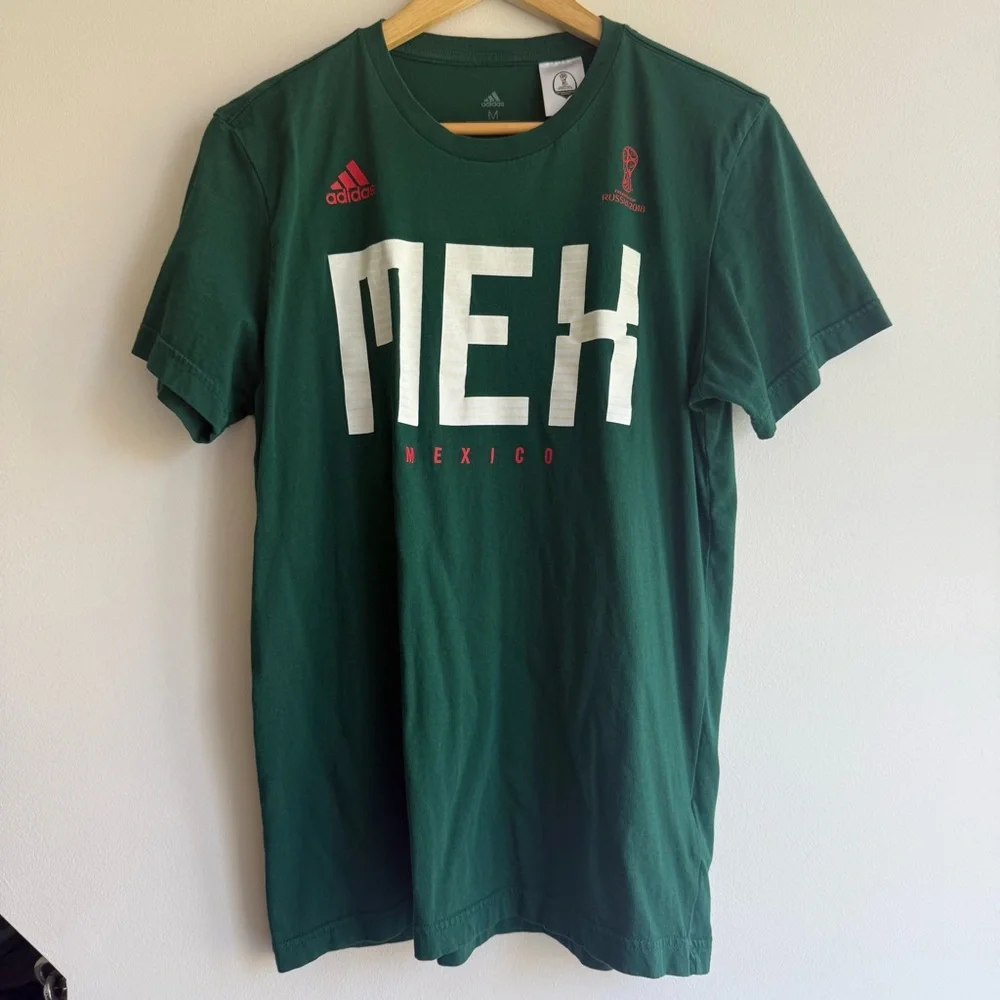 Adidas Mexico Tee FIFA World Cup Russia 2018 Size Medium